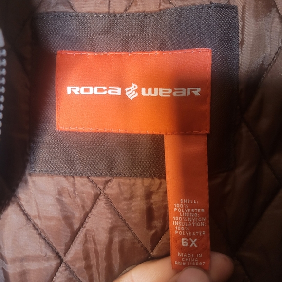 Rocawear, Brown, Jacket, Coat, 6X - Picture 2 of 3